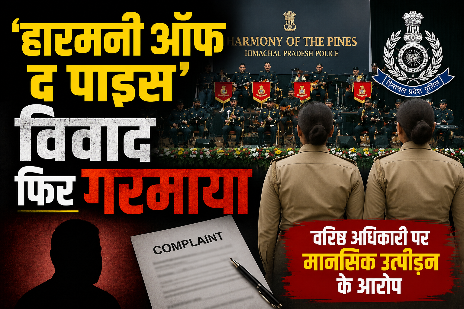'हारमनी ऑफ द पाइंस' विवाद फिर गरमाया, दो महिला पुलिसकर्मियों ने...
