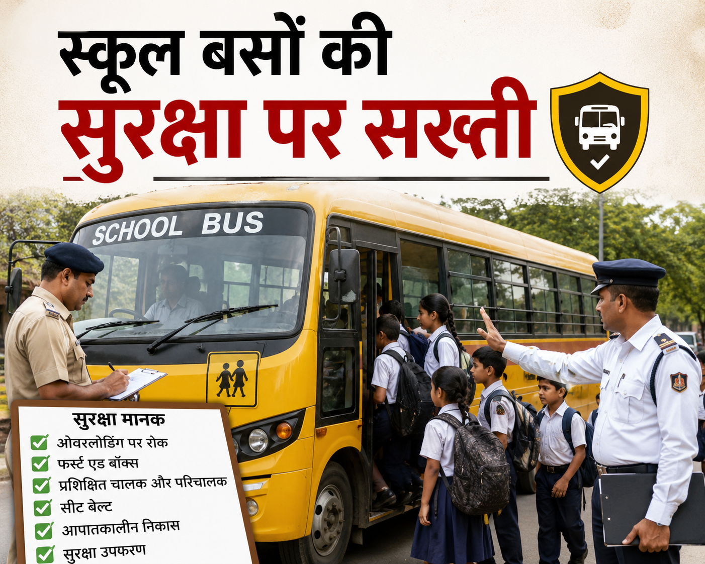 कांगड़ा में स्कूल बसों की सुरक्षा पर सख्ती, ओवरलोडिंग की शिकायतों पर RTO से रिपोर्ट तलब
