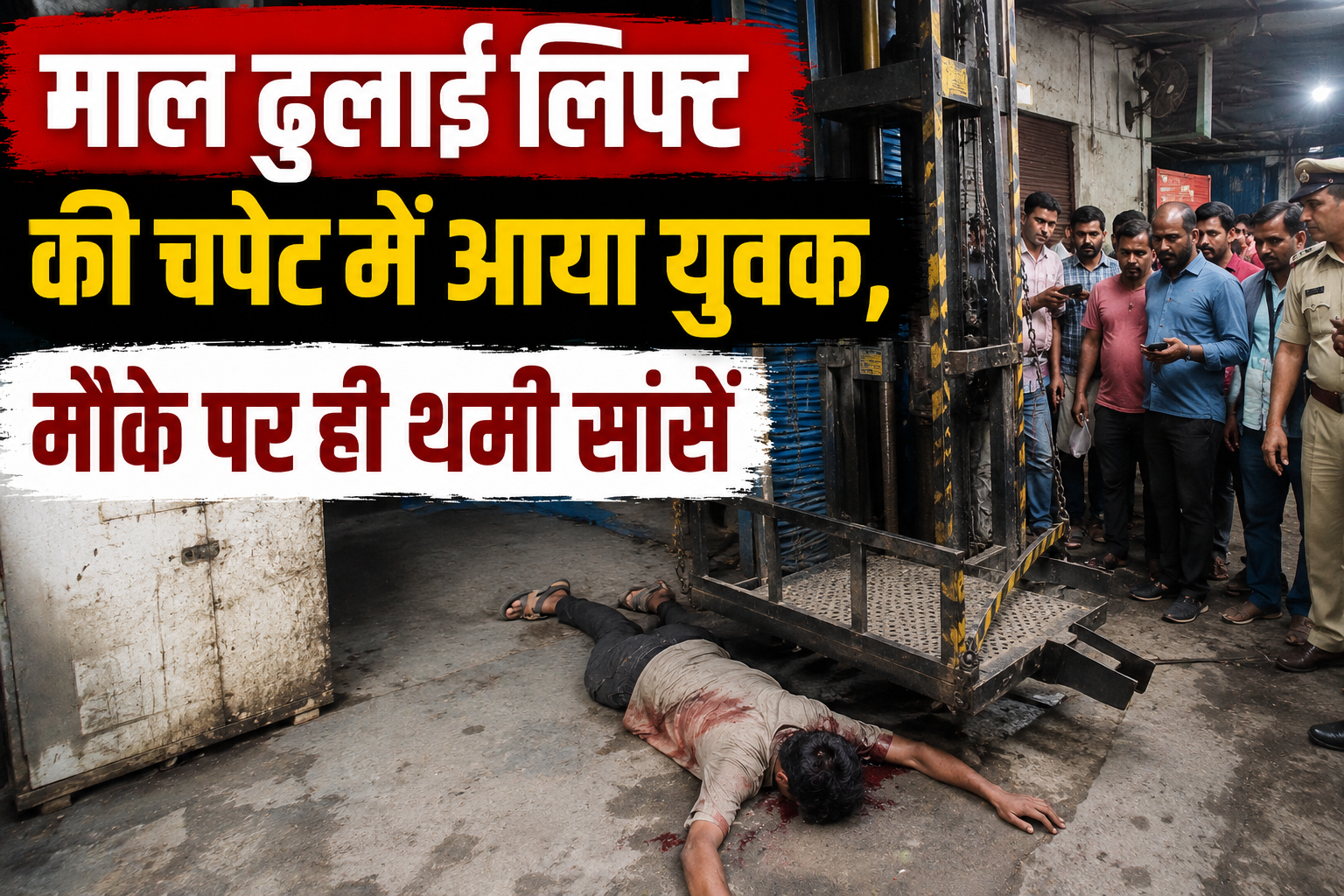 पांवटा साहिब में माल ढुलाई लिफ्ट की चपेट में आया युवक, मौके पर ही थमी सांसें