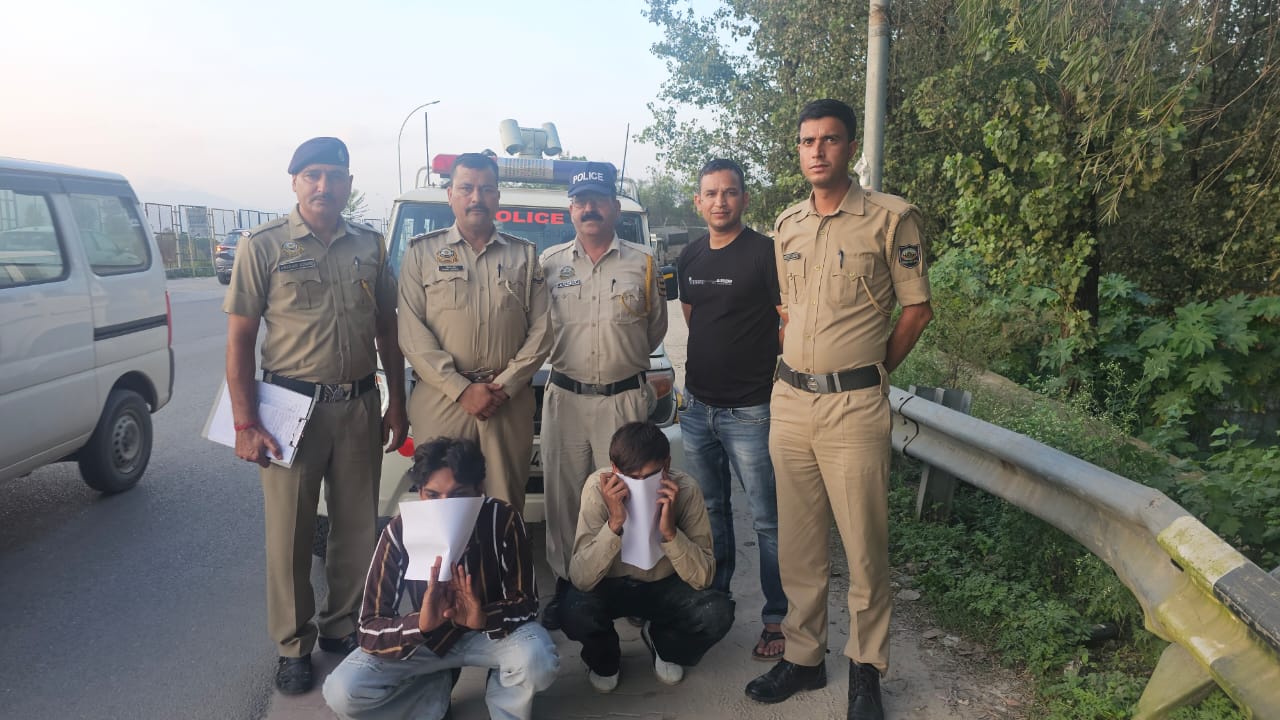 बीएसएल कॉलोनी और धनोटू पुलिस की नशे के खिलाफ कार्रवाई 