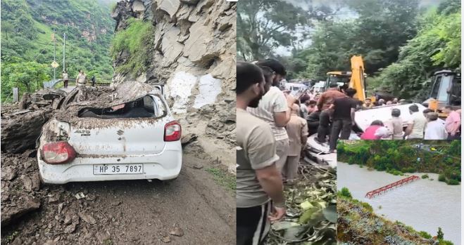 हिमाचल में 18 अगस्त तक भारी बारिश का अलर्ट, 288 सड़कें बंद; लाहौ...